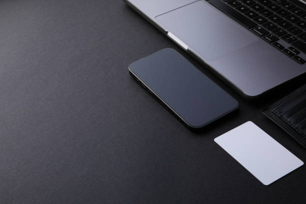 istock Black friday concept, with laptop and packages on table. 2170160589