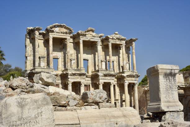 istock ancient ephesus city and celcus library ruins, izmir, turkiye 2170161139