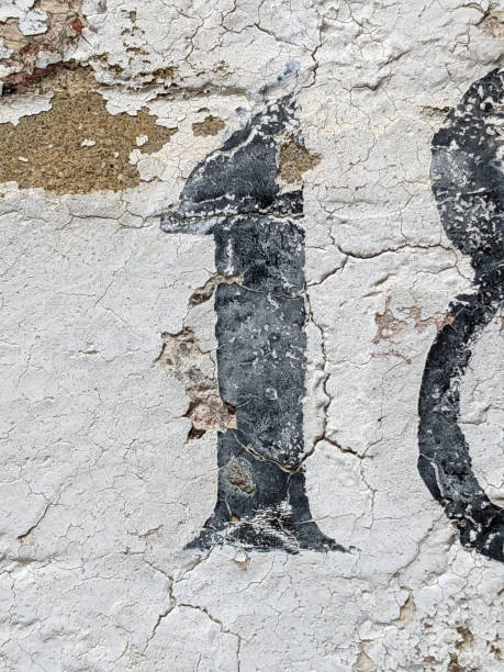 Written Wording in Distressed State Typography Found Number Ransom Note 1