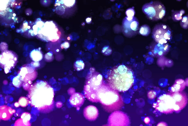 istock Background illustration of a faintly glowing night view 2170162130