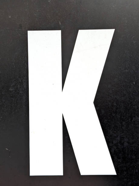 istock Written Wording in Distressed State Typography Found Letter K Ransom Note 2170164665