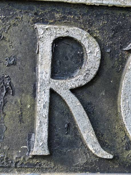 istock Written Wording in Distressed State Typography Found Letter R Ransom Note 2170166032