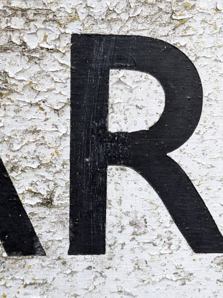 istock Written Wording in Distressed State Typography Found Letter R Ransom Note 2170166056