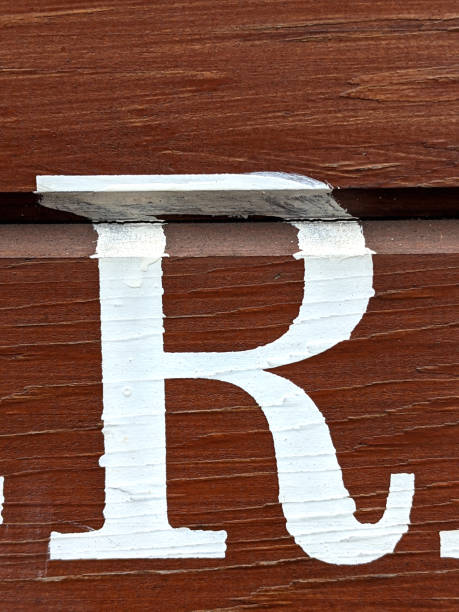 istock Written Wording in Distressed State Typography Found Letter R Ransom Note 2170166252