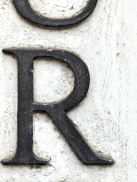 istock Written Wording in Distressed State Typography Found Letter R Ransom Note 2170166291