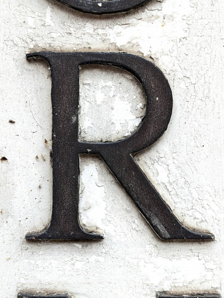 istock Written Wording in Distressed State Typography Found Letter R Ransom Note 2170166299