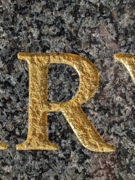 istock Written Wording in Distressed State Typography Found Letter R Ransom Note 2170166350