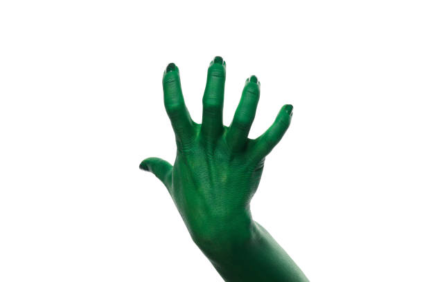 istock PNG green zombie hands isolated on white background. 2170166655