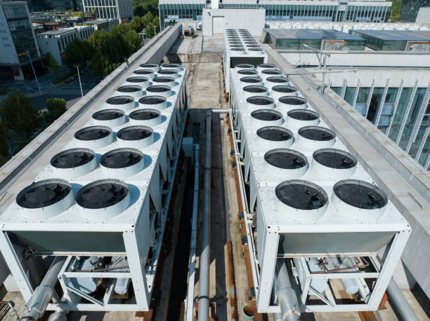 istock Rooftop cooling air conditioner outdoor unit 2170180055