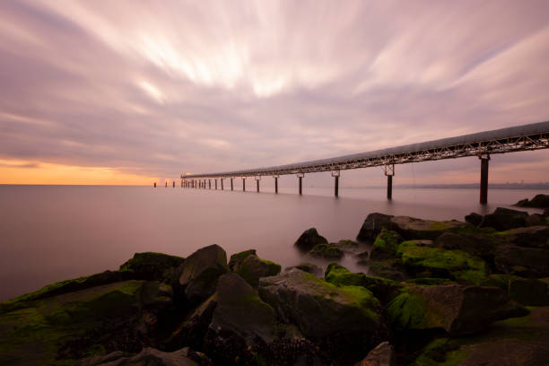 istock Fantastic long exposure technique shot on the beach 2170180275