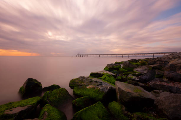 istock Fantastic long exposure technique shot on the beach 2170180281