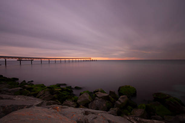 istock Fantastic long exposure technique shot on the beach 2170180351