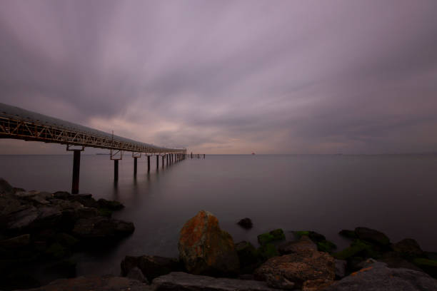 istock Fantastic long exposure technique shot on the beach 2170180374