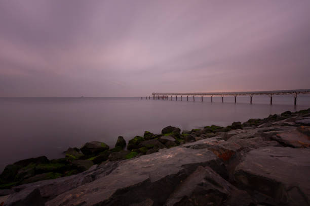 istock Fantastic long exposure technique shot on the beach 2170180386