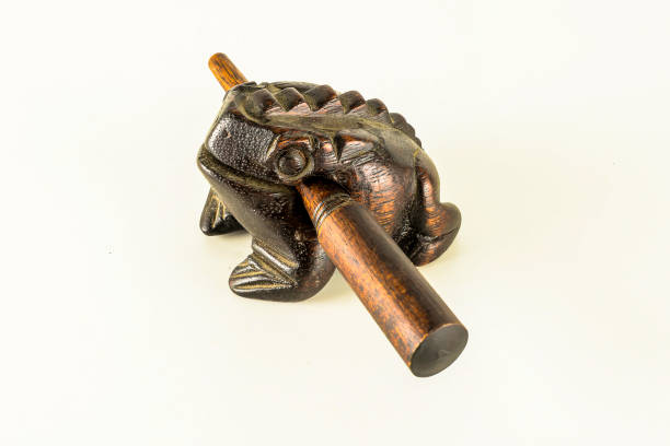istock Oriental wooden frog musical instrument 2170180587