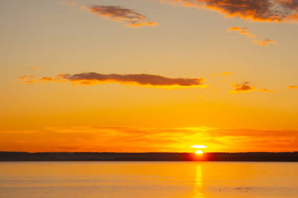 The Sunset Sky Painted with Vibrant Colors