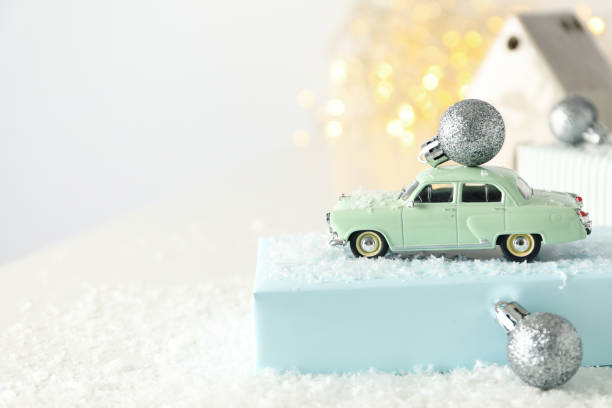 istock Gifts for the New Year from a car. 2170185712