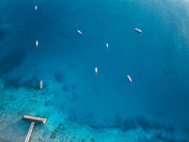 drone point of view Lang Tengah, beautiful coastline