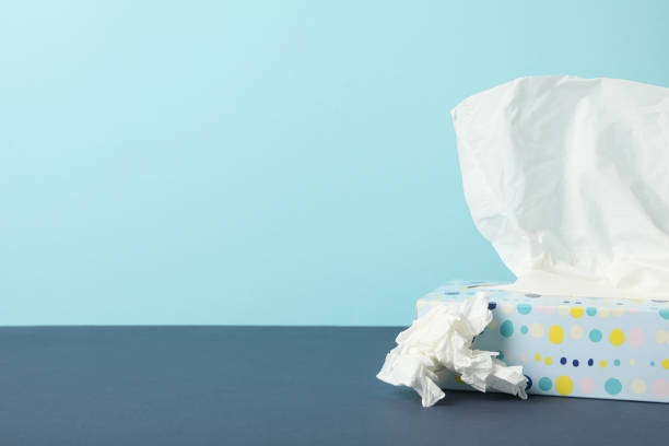 istock A pack of napkins on a blue background 2170189585