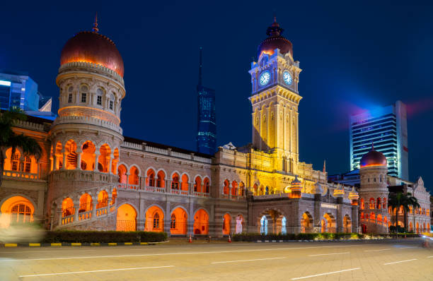 istock The Sultan Abdul Samad Building at night in Kuala Lumpur, Malaysia 2170191598