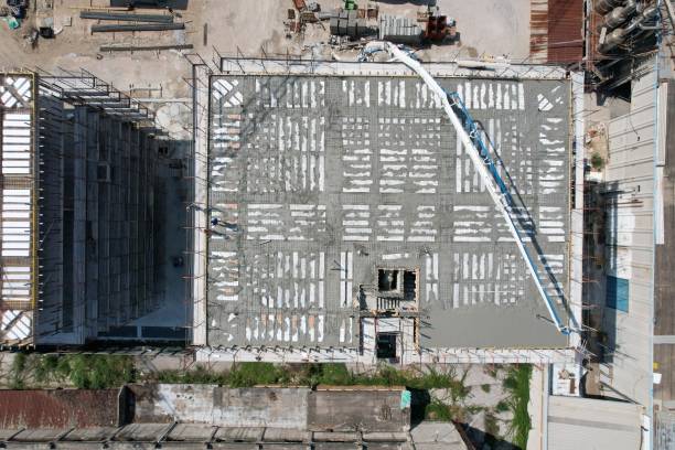 istock construction site, drone view, zenithal of building under construction 2170192548