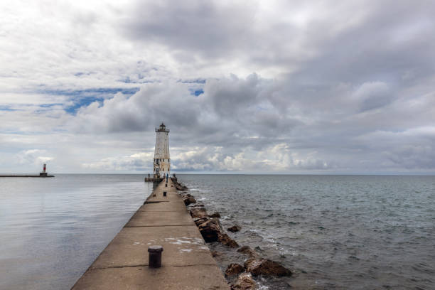 istock Sea wall walkway to lighthouse 2170198480