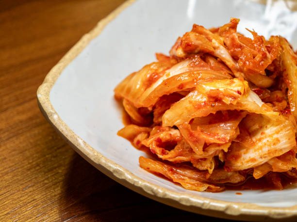istock A bowl of vibrant Korean kimchi 2170199679