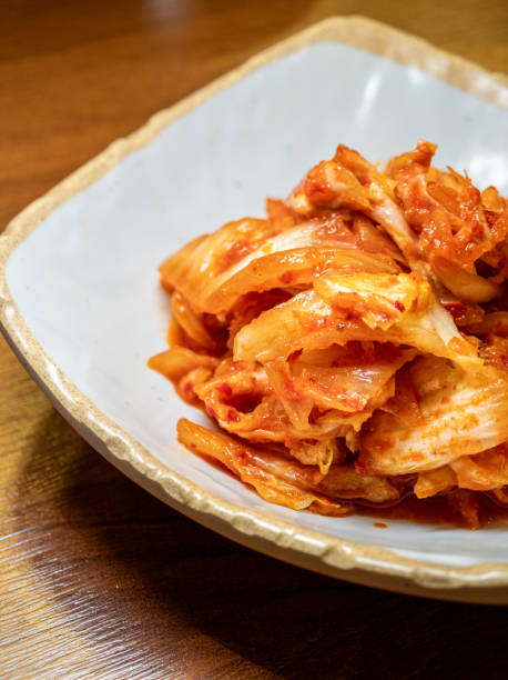 istock A bowl of vibrant Korean kimchi 2170200539