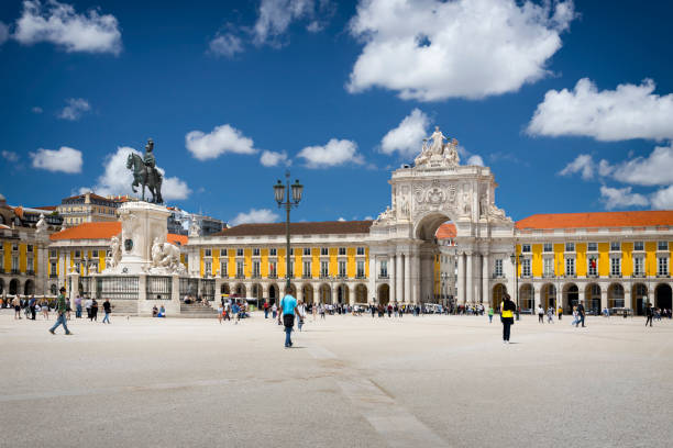 istock Holidays in Portugal - Praca do Comercio in Lisbon 2170207058