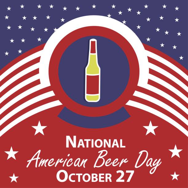 istock National American Beer Day vector banner design. Happy National American Beer Day modern minimal graphic poster illustration. 2170209887