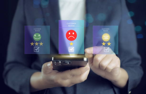 istock Customer Experience dissatisfied Concept. Bad review and service dislike poor quality, low rating, bad social media not good. 2170210005