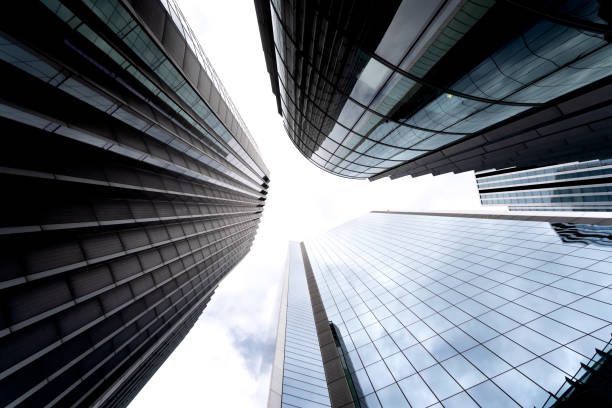 istock Modern glass buildings in the business district 2170213457