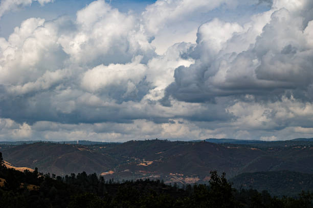 Looking over a canyon is the Gold Country of Northern California