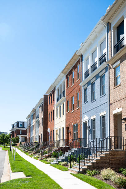 istock Newly built town houses 2170214403