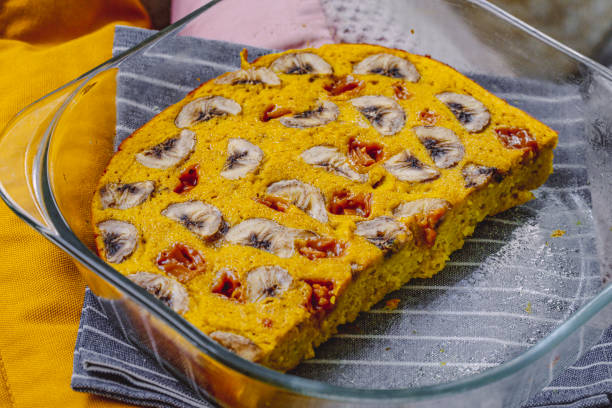 Torta de Banana Super Fácil e Rápida - receita deliciosa profissional - passo 2