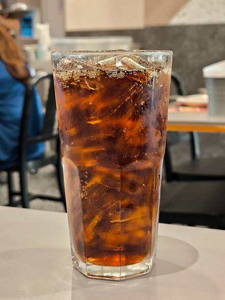 istock Iced cola soft drink in glass on table in restaurant. Beverage menu 2170224213