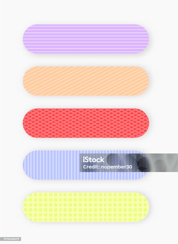 Name Tag Abstract Simple Name Tag Set Stock Illustration - Download Image Now - Abstract ...