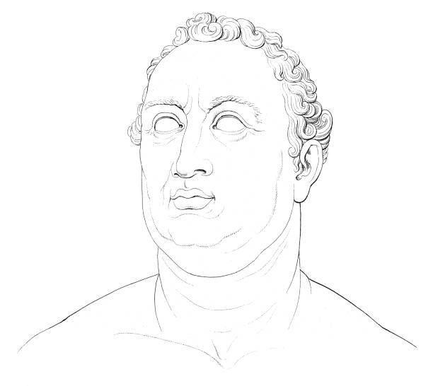 istock Bust of Domenico Cimarosa, Statue by Antonio Canova - 19th Century 2170226664