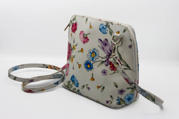 istock Summer bag with floral pattern. Women's fashionable purse 2170229913