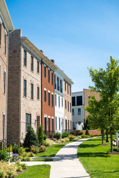 istock Newly built town houses 2170229953
