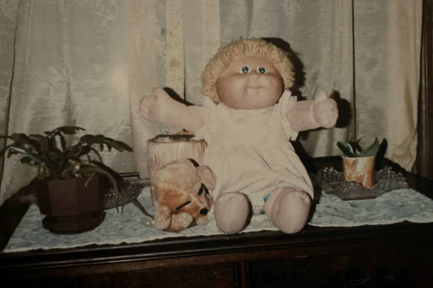 originální panenka z 80. let - 1985 - stock snímky, obrázky a fotky