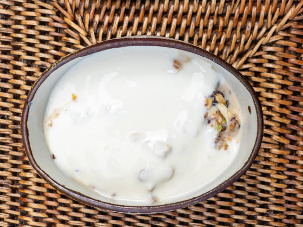 Delicious and creamy yogurt and granola
