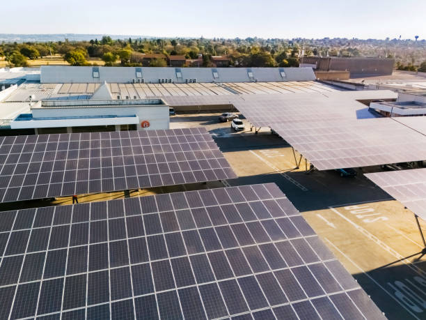 istock Solar Panels Covering the Shopping Mall 2170231750