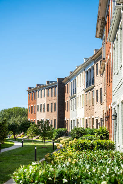 istock Newly built town houses 2170232880
