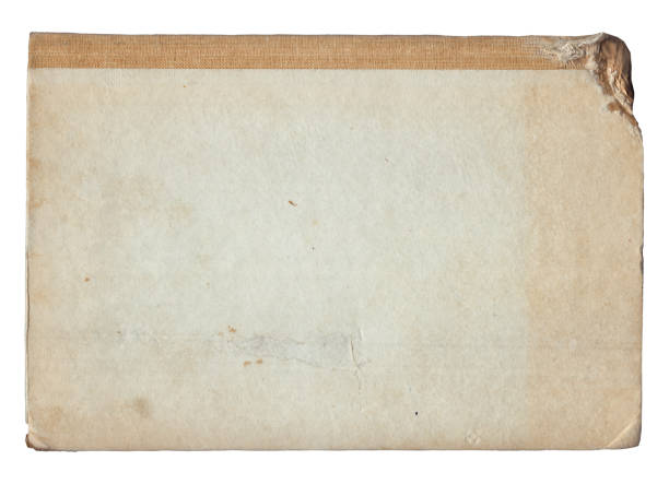 istock Vintage background of old ancient torn paper texture isolated 2170233927