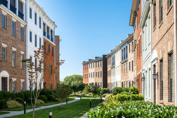 istock Newly built town houses 2170234814