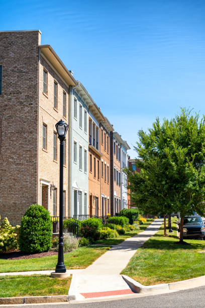 istock Newly built town houses 2170235180
