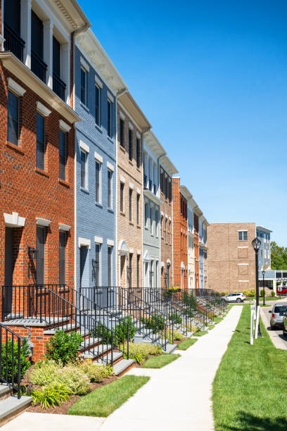 istock Newly built town houses 2170235650
