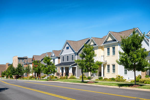 istock new Suburban houses 2170237290