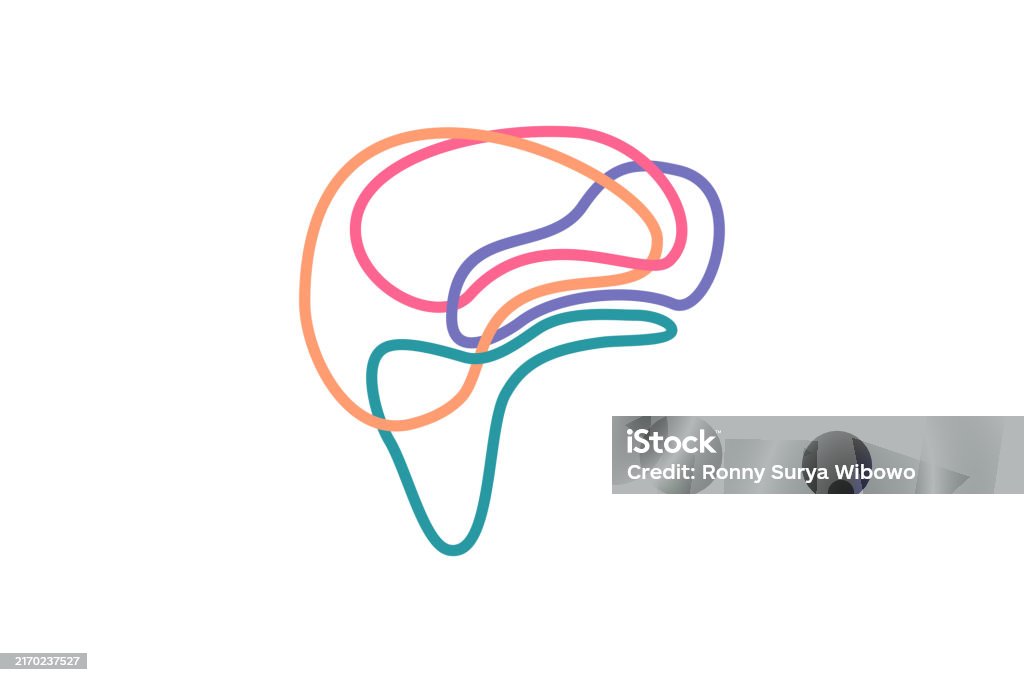 Small Brain Design Brain Design With Simple Concept Stock Illustration - Download Image ...